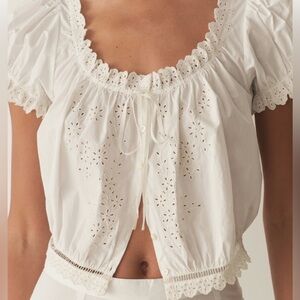 NWT Doen Nera Top in Salt